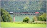 1245.518 mit einem Sammler, der am 10.8.2012 als Fotozug SGAG 17243 von Nettingsdorf nach Selzthal unterwegs war, aufgenommen vor St.