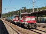 1163.004 + 006 DG  63875 Vcklarbruck am 1.8.13 auf der fahrt nach Wels Vbf 