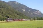 1216 025 ÖBB (Word Record) mit dem NJ 421 nach Innsbruck, fotografiert bei Niederaudorf am 06.07.2019