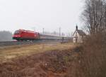 Ein heftiger Schneesturm ging über Brixlegg nieder, als am 07.03.2020 der massiv verspätete EC 1289 (München Hbf - Venezia Santa Lucia) unter Führung einer ÖBB-1216 Richtung