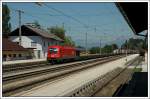 Am 16.7.2007 mit einer halbleeren/halbvollen RoLa von Kufstein Richtung Brenner unterwegs - 1216 236.