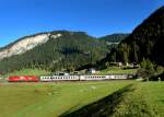 1216 011 mit einem EC am 09.10.2010 bei St. Jodok am Brenner.