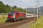 1216 229 mit EC172 in Oberaich am 12.06.2014.