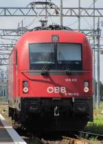 24.8.2014 12:56 ÖBB 1216 012 in Verona Porta Nuova.