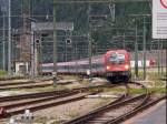 1216 008 mit dem EC 87 von München Hbf nach Venezia Santa Lucia.