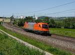 Die 1216 901 am 19.05.2017 unterwegs bei Haiding.