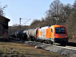 1216 902-7 mit Kesselwagen am 08.03.11 in Vollmerz   