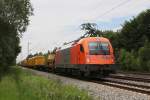 RTS 1216 902 mit einem Bauzug am 06.06.2011 in Haar.