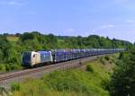 1216 950 mit einem Autozug am 08.07.2013 bei Laaber.