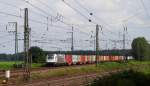 Am 7.8.14 beschleunigte der Roland Taurus der Wiener Lokalbahn mit einem Güterzug.