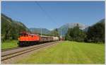 1245.518 mit dem Fotozug 17260 von Selzthal nach Eisenerz am 12.8.2012 aufgenommen in Frauenberg.