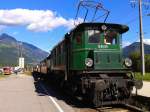 1245 005-2 am Zugschluss des SR 14843 (Lienz - Spittal-Millstttersee) am 20.9.2015 beim Wasserfassen in Greifenburg-Weiensee.