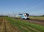 Ein Westbahn 4010 nach Wien am 18.05.2019 unterwegs bei Oftering.