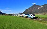 Ein 4010 als WB nach Innsbruck am 28.10.2023 bei Niederaudorf.