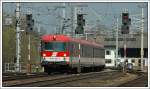 6010.025 (Triebkopf 4010 007) als IC 517  Karl Bhm  von Salzburg nach Graz, am 6.4.2007 bei der Einfahr in Golling-Abtenau.