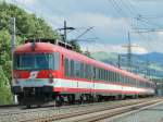 Nachschuss auf den IC 601 am 30.07.2007  bei der Durchfahrt in Wartberg/Kr.