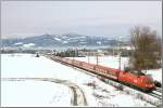 Aufgrund von Entlastungszgen in der Weihnachtszeit bekamen wir im Oberen Murtal nochmals Triebzge der BR 4010 zu sehen.Leider bekam der Zug in Wiener Neustadt einen Vorspann mit der 1116