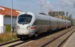 Ein sterreichtauglicher ICE-T der BR 411 war am 11.10.12 als ICE 1509 in Delitzsch u Bf. unterwegs Richtung Halle(S).