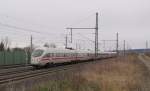 ÖBB 4011 091-8  Salzburg  als unbekannter ICE Richtung Erfurt, am 13.12.2014 in Azmannsdorf.