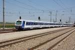 6020 234-8 am 24.Juni 2017 als letztes Fahrzeug des S4-Zug-Nr. 29649 nach Mödling bei der Ausfahrt aus dem Bahnhof Absdorf-Hippersdorf .