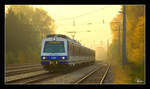 Am Morgen des 28.10.2016 fährt 4020 260 in den Bahnhof Kritzendorf ein.