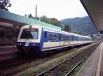 4020 von Lindau nach Bludenz am 1.10.2005 bei der Einfahrt in den Bahnhof Bregenz.