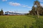 4020 243 fhrt mit Schnellbahnzug 21044 von Wien FJB nach Tulln Stadt.