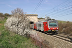 In letzter Zeit sind häufig rote 4020er auf der Südbahn unterwegs so wie hier 4020.294 als S nach Leobersdorf bei Pfaffstätten am 31.3.16
