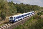 6020 216 als Schnellbahnzug bei Straßhof am 21.09.2016.