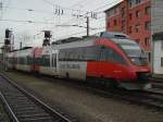 Der 4023 004 am 02.02.2008 bei der Einfahrt in Salzburg Hbf.