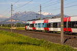 4024 019-4 verkehrt als  Kulturraumzug  nach Bludenz.