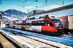 4024 114-3 steht am 27.1.2018 im Bahnhof Lienz.