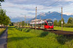 4024 019-4 als S-Bahn zwischen Hohenems und Dornbirn. 1.6.18