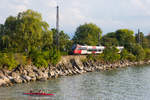 Ein 4024 als S-Bahn auf dem Bahndamm Lindau.