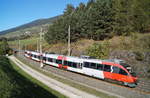 4024 092-1 als S 5220 (Kufstein - Brennero/Brenner) bei Mühlbachl, 13.10.2018.