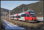 4024 042 zwisch Kraubath und Fentsch St.Lorenzen am 4.02.2019.