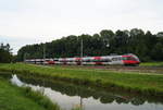 4024 051 + 4024 023 als S 4 (Linz Hbf - Kirchdorf an der Krems) bei Wartberg/Krems, 08.07.2019.