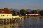 Ein 4024 auf dem Bahndamm Lindau.