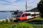 4024 081-4 am Bodenseeufer vor Bregenz. 10.7.21