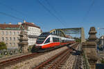 Die Wiener Stadtbahn wurde einst gebaut, um die Wiener Bahnhöfe zu verbinden. Heute ist jedoch nur noch die Vorortelinie als Vollbahn in Betrieb. Am 07.09.2023 war 4024 127 auf der Linie S45 auf dem Weg nach Hütteldorf und fuhr in die Station Hernals ein.