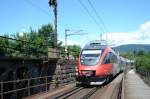 BB Talent 4024 104-4 auf der Fahrt von Villach nach Rosenbach. 10.07.08 


