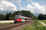 4024 080 ist beim Kloster Raisach als RB 5120 von tztal nach Rosenheim unterwegs.