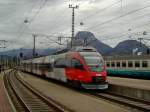 Der 4024 079 am 23.08.2008 bei der Ausfahrt aus Wrgl Hbf.