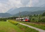 4024 099 als REX nach Kufstein am 11.08.2012 unterwegs bei Terfens.