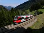 Der 4024 090 als R zum Brenner am 31.08.2013 unterwegs bei Wolf am Brenner.