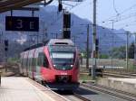 4024.070 als SB 5113 (S1-Schnellbahnzug Telfs-Pfaffenhofen - Innsbruck Hbf - Wörgl Hbf - Kufstein) fährt am 12.