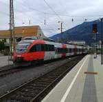 4024 125-9 als S1 4225 (Friesach - Spittal-Millstättersee) am 6.10.2015 bei der Einfahrt in Spittal-Millstättersee.