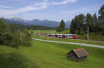 4024 059 ist auf der Relation Garmisch-Partenkirchen - Innsbruck unterwegs.