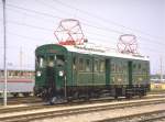 Strasshof/N b.Wien 1987.Elektrotriebwagen 4041.03 an der Jubilumsparade.Dieses Fahrzeug wurde in seinen Ursprungszustand als ET 10.003 zurckversetzt(Archiv P.Walter)