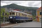 4042 01 als Sonderzug nach Übelbach am 4.08.2019 bei der Ortsdurchfahrt Deutschfeistritz.